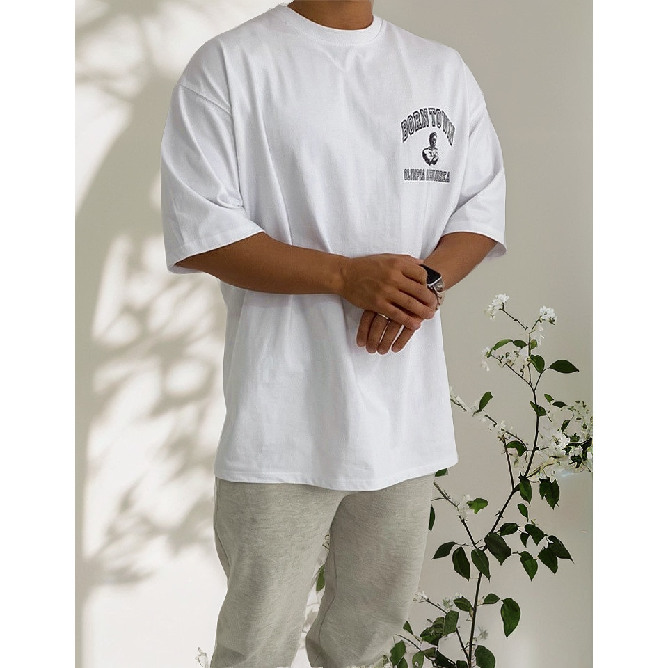 Camiseta Básica Academia Oversized Bodybuilder Classic