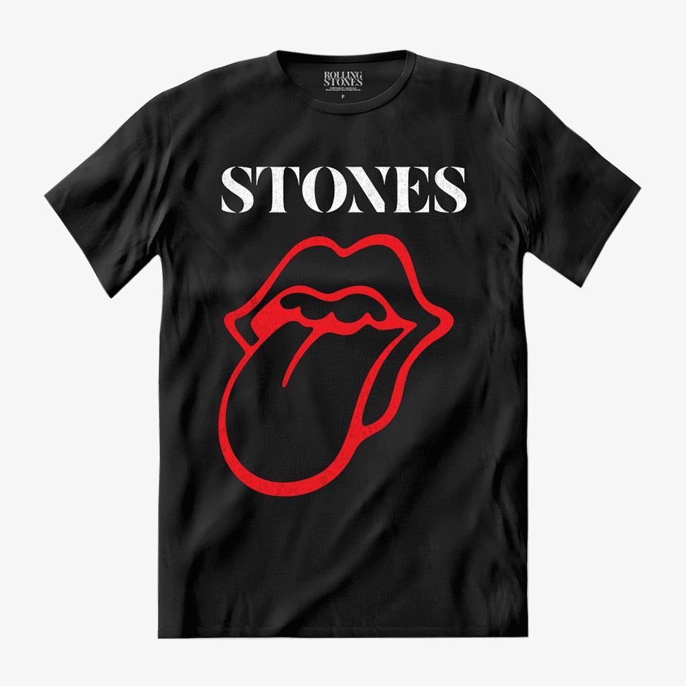 Camiseta The Rolling Stones - Red Line Vintage em Oferta na Shopee