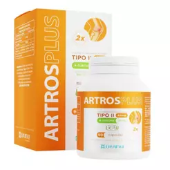 Colágeno Tipo II + Cúrcuma Artros Plus Suplemento Alimentar Com 90 Cápsulas