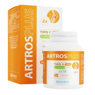 Colágeno Tipo II + Cúrcuma Artros Plus Suplemento Alimentar Com 90 Cápsulas em Oferta na Shopee