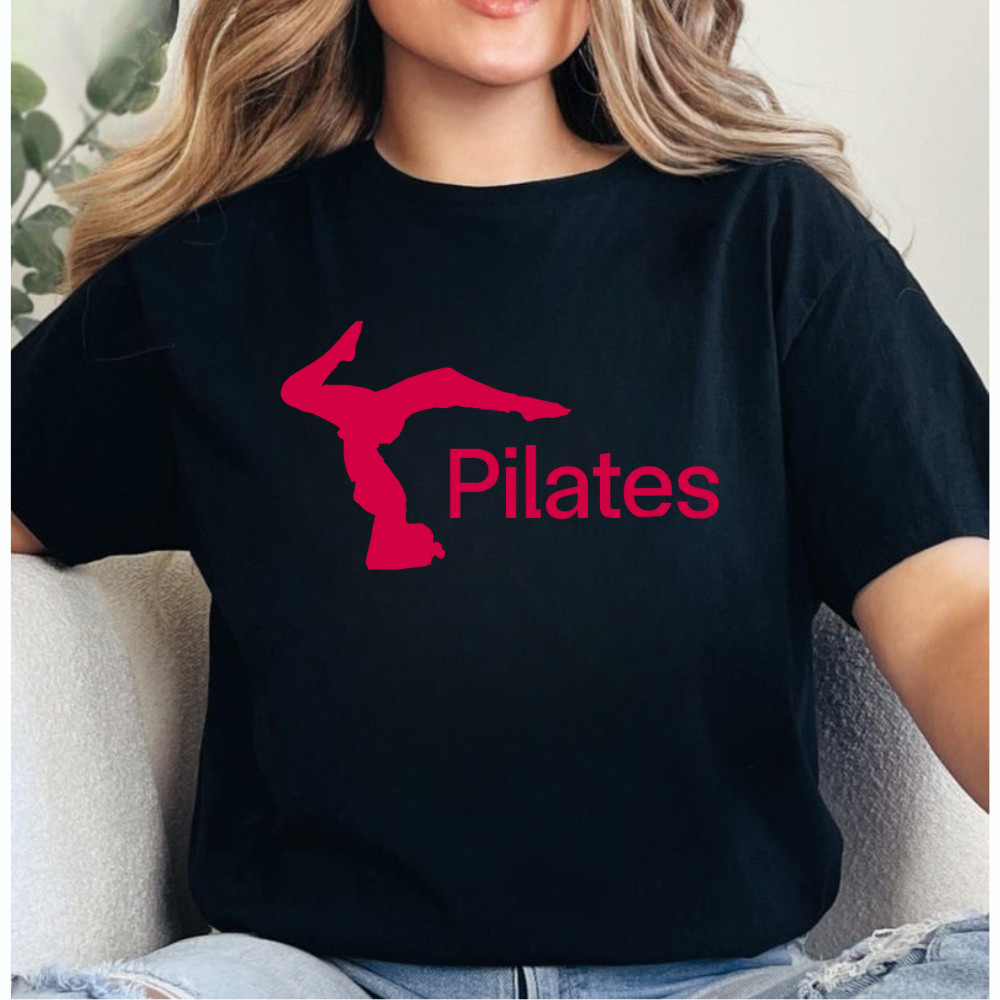 Camiseta T-shirt Premium Camisa T-shirt 30.1 Camiseta Blusa Feminina Pilates T Shirt Fitness Fisioterapia 100% Algodão E