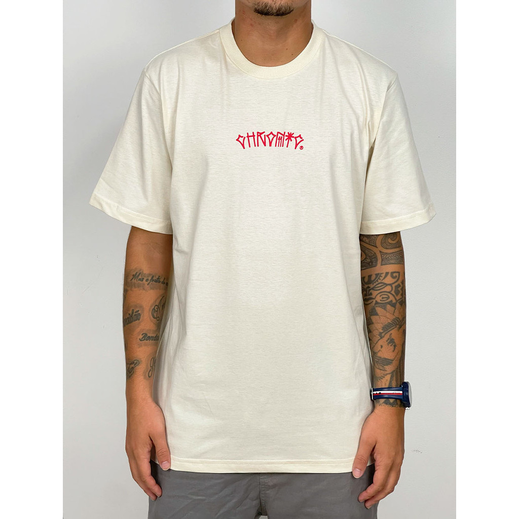 Camiseta Premium Chr0nic 100% Algodão Streetwear Plus Size Skatista Moda Rua Lançamento Envio Rápido Conforto Urbano Cas