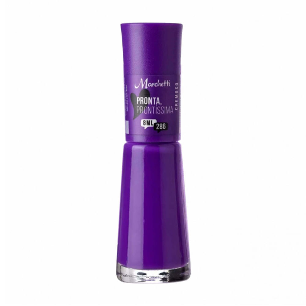 Esmalte Marchetti Cremoso Cor Pronta, Prontíssima 286 com 8ml em Oferta na Shopee
