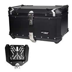 BAU MOTO UNIVERSAL GP TECH TRASEIRO ALUMINIO PRETO 65 LITROS