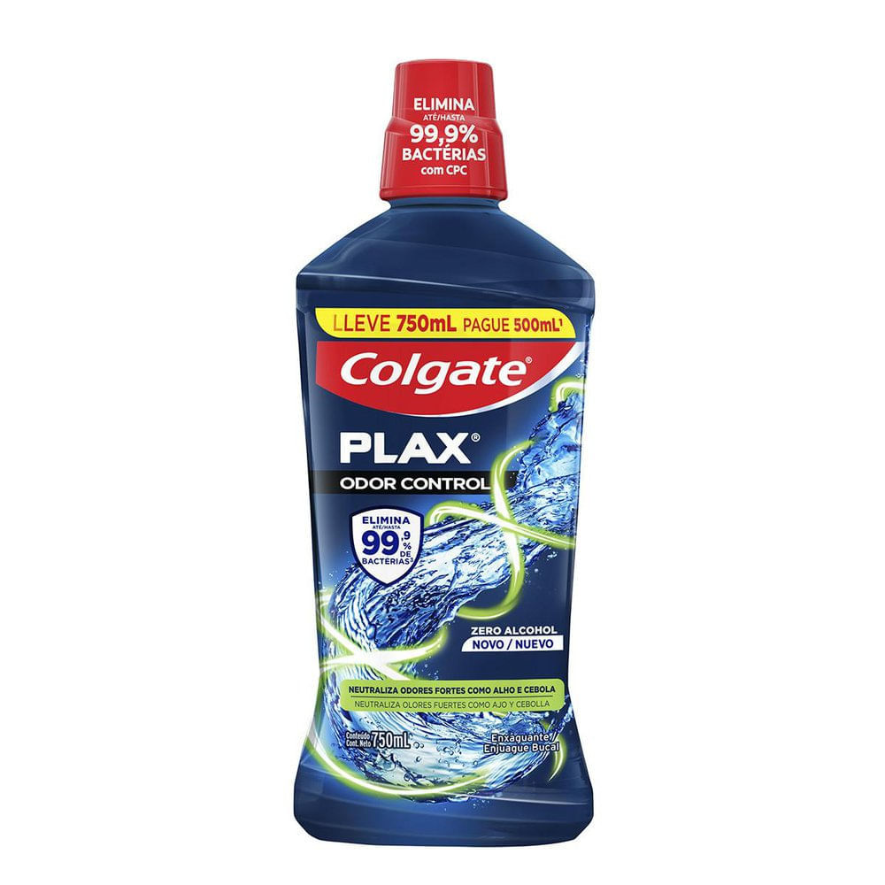 Solução Bucal Colgate Plax Odor Control 750ml Leve Mais por Menos em Oferta na Shopee