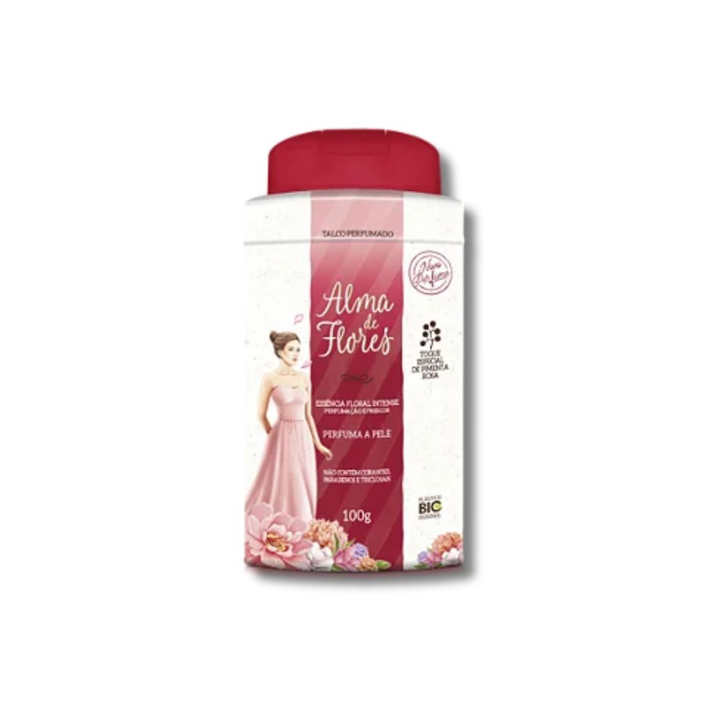 Talco perfumado floral intense 100G - Alma de Flores Memphis