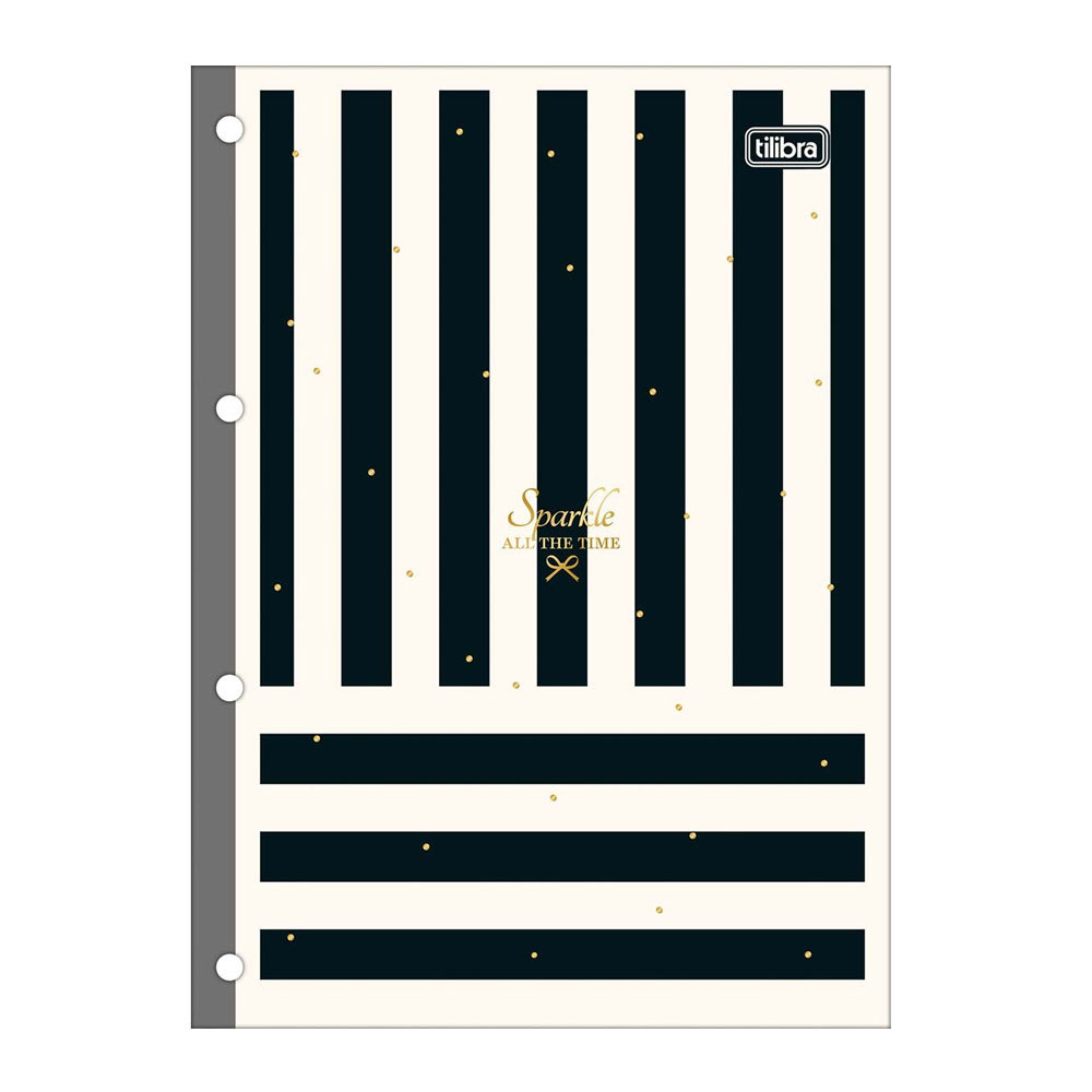 Bloco para fichário universitário Tiliflex West Village 4 furos 80 folhas Tilibra