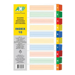 Divisória plástica Color com 10 projeções 755 ACP