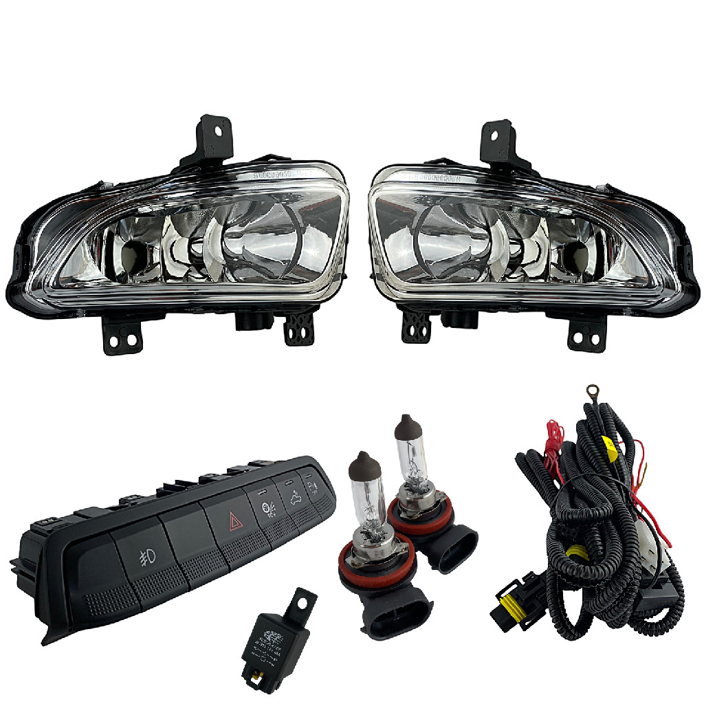 Kit Farol Milha Fiat Strada Freedom 2020/2025 Botão Original