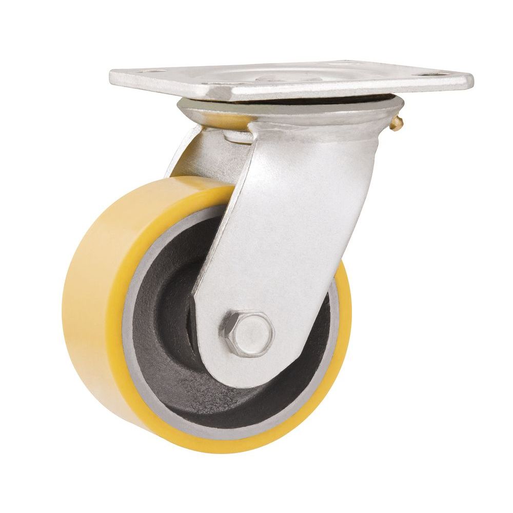 Rodizio Giratório 4  Média 180kg Núcleo Ferro Fundido Poliur em Oferta na Shopee