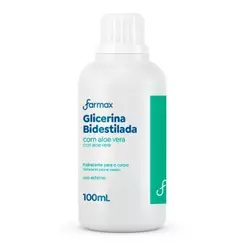 Glicerina Bidestilada Hidratante Corporal Aloe Vera Com 100Ml