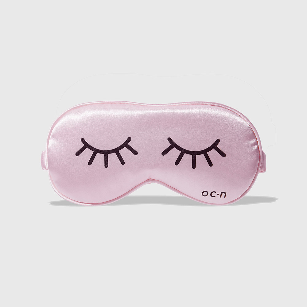 Máscara de Olhos para Dormir Rosa - Sleep Mask em Oferta na Shopee