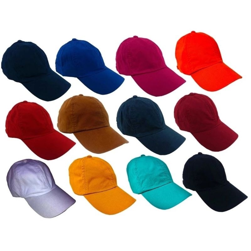 Boné 100% Algodão Sarja tipo Lavado Liso Aba Curva Tecido Sensorial Ótimo para você Personalisar Bordar Estampar