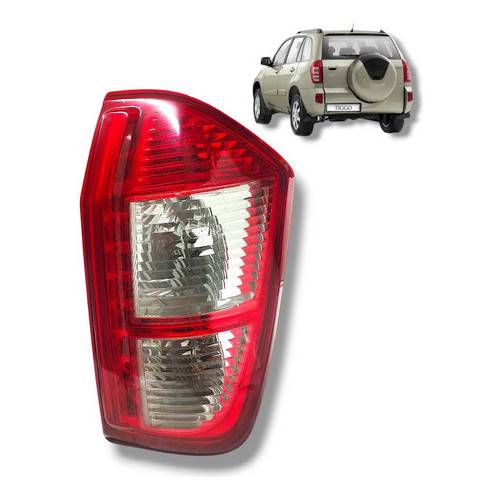 Lanterna Traseira Chery Tiggo Com Led 2013 A 2015 Direito Direito/passageiro Vermelho
