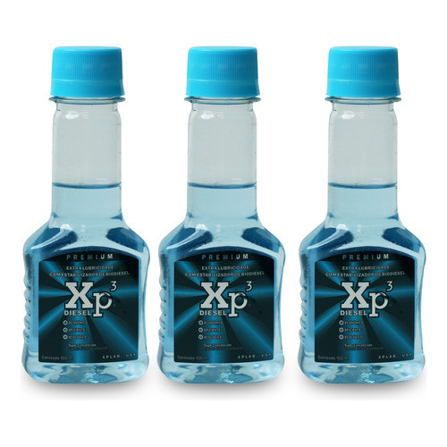 Kit 3 Aditivo Xp3 Premium Extra Potência Diesel 100ml