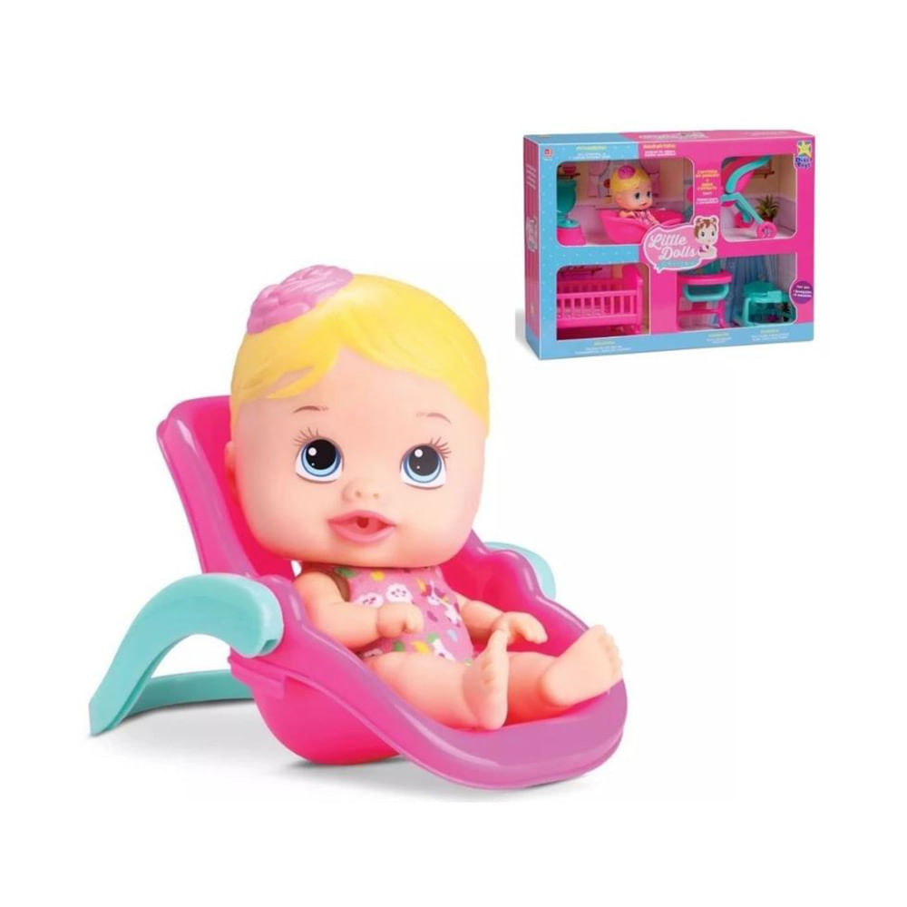 Boneca Divertoys Little Casinha em Oferta na Shopee
