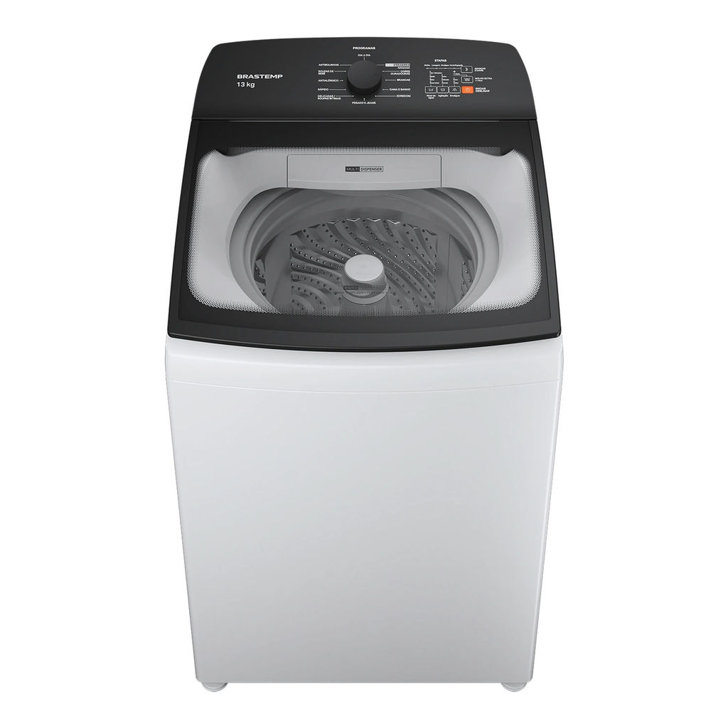 Máquina de Lavar Brastemp 13Kg Branca com Ciclo Tira Manchas Advanced e Ciclo Antibolinha - BWM13AB em Oferta na Shopee