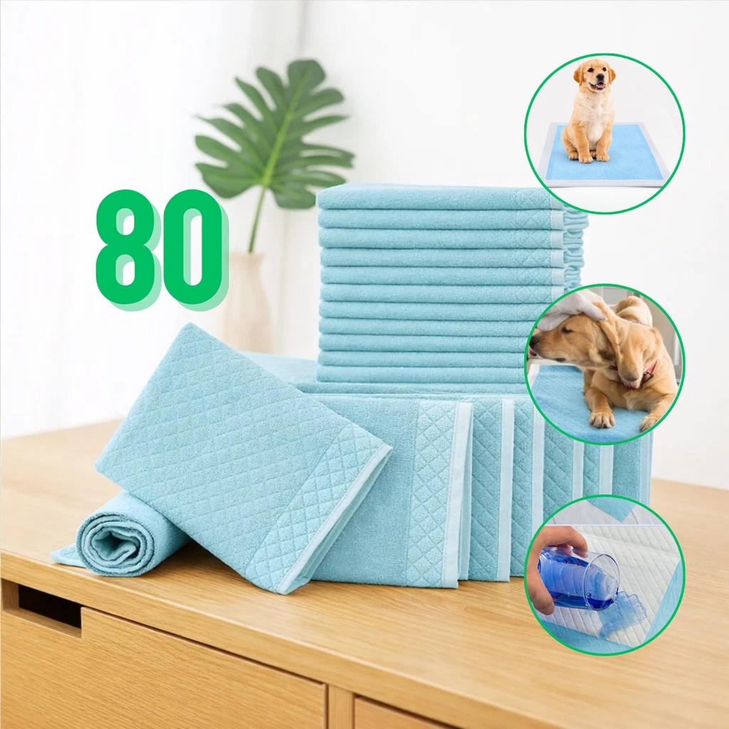 Tapete Higiênico  Para Cães 80un Fraldas Pet 60x60 cm em Oferta na Shopee