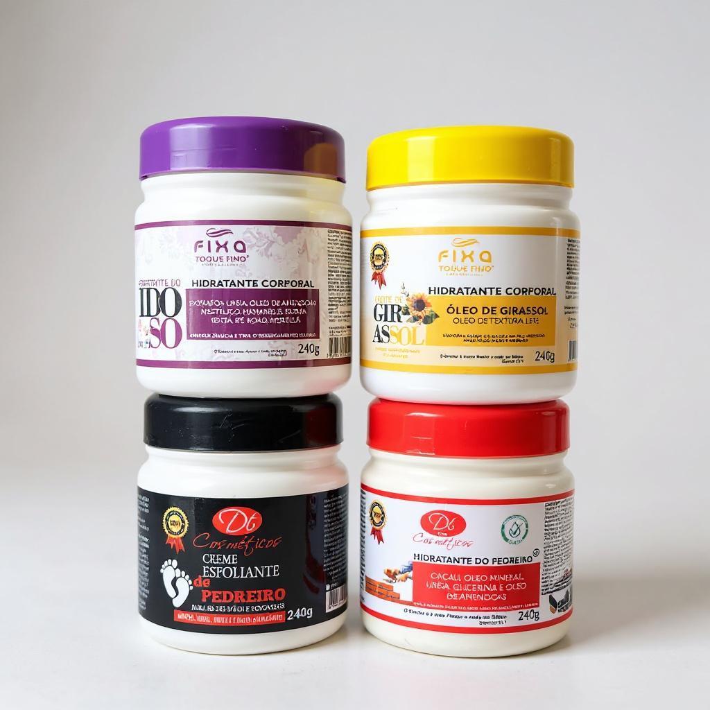 Cremes 240g – Hidratante Pedreiro Com Ureia- Óleo de Girassol- Creme Do Idoso-Esfoliante do Pedreiro