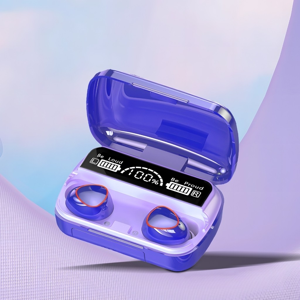 Fone De Ouvido bluetooth 5.1 M10 Sem Fio tws Estéreo Com Pod Carregador  yihan