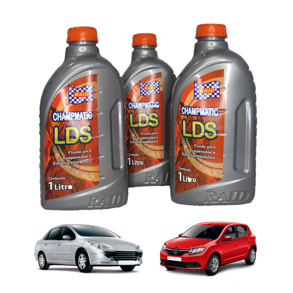 3L Óleo LDS Fluido Hidráulico Direção Eletrohidráulica Suspensão Citroen C5 Peugeot 307 308 407