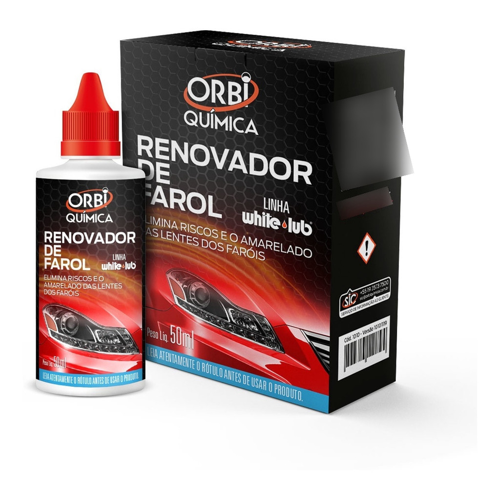 Renovador Farol Elimina Riscos Limpa Amarelado Efeito Orbi em Oferta na Shopee