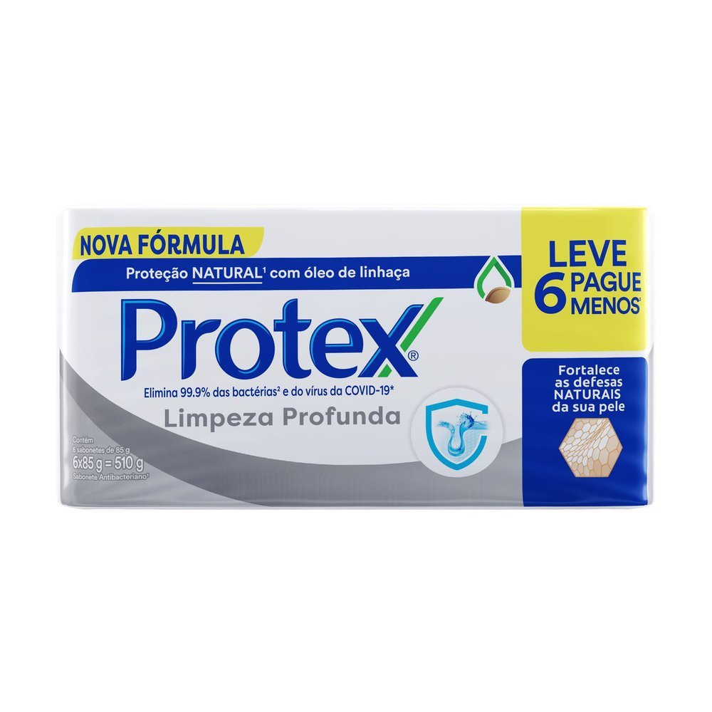 Sabonete Protex Limpeza Profunda 85g 6 unidades em Oferta na Shopee