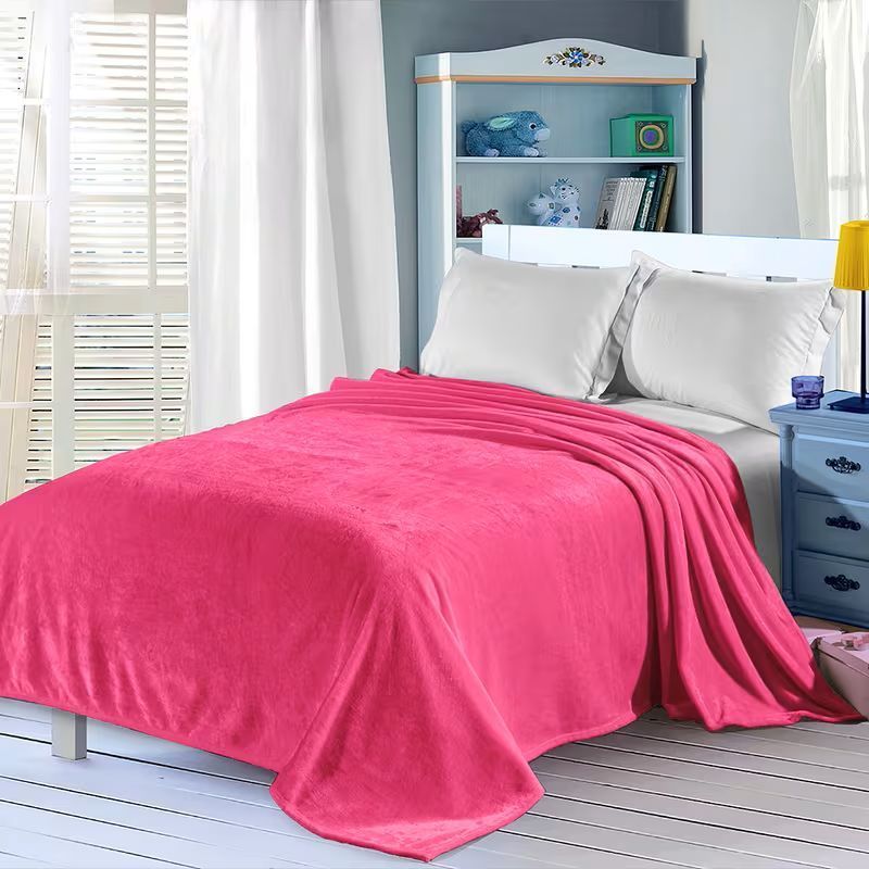 Cobertor Manta Microfibra Cama Casal Padrão Soft Inverno Super Quentinha Lisa Pink Premium em Oferta na Shopee