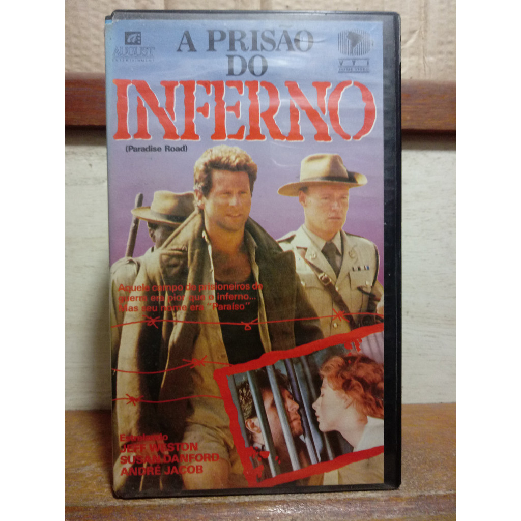 vhs A Prisão Do Inferno - Jeff Weston