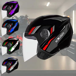 Capacete Ebf Spark Jet Sting Aberto Original Lilás Verde