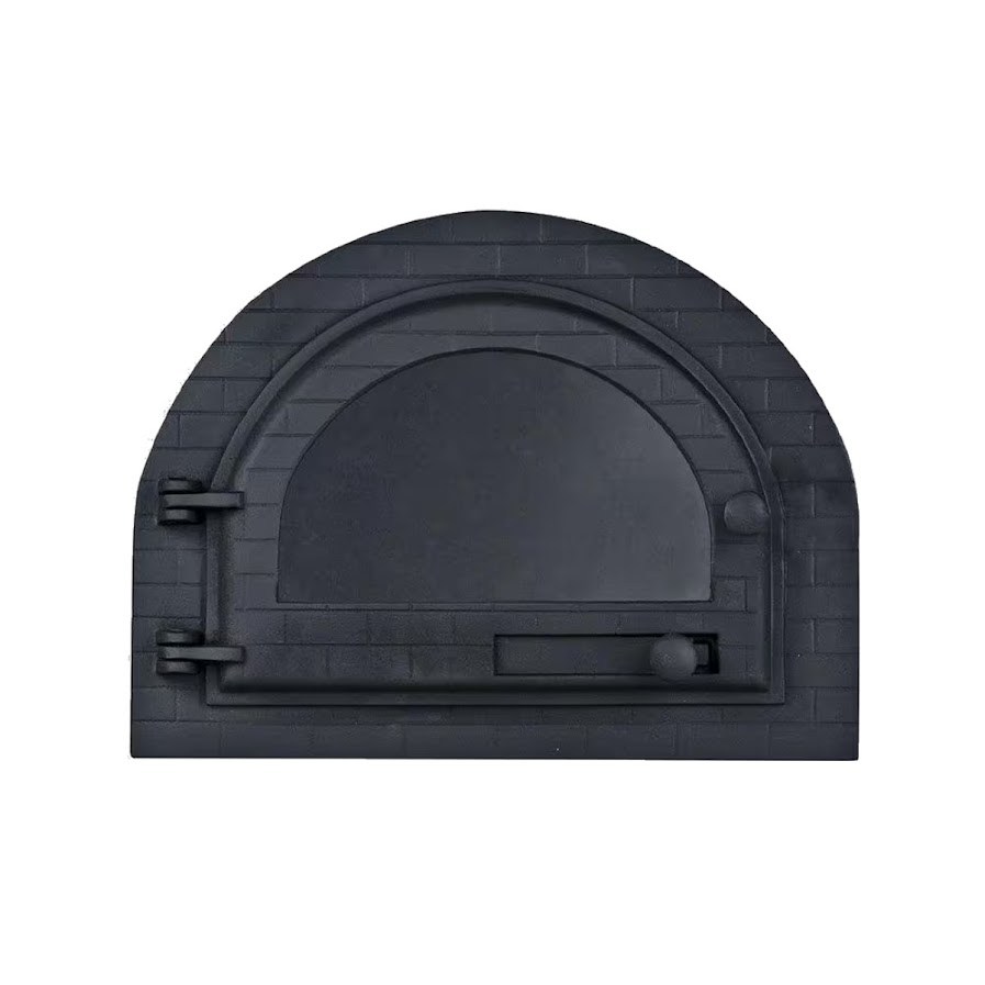 Porta Forno Ferro Igloo Com Vidro Libaneza 26,5x36,5cm