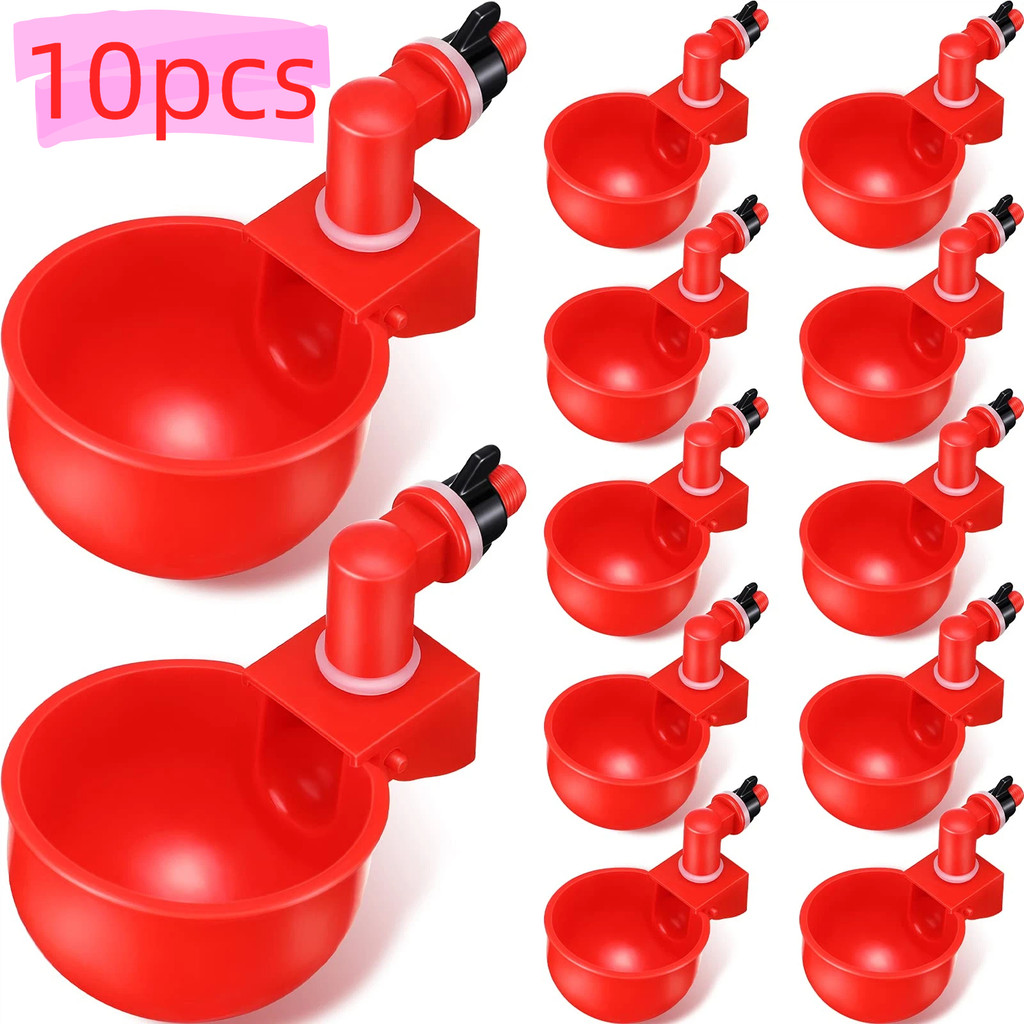 Kit 10/20/30 Bebedouro Automático para Pássaros Frango e Codorna