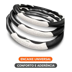 Capa Volante Universal Tunning Branca Estilo Esportivo