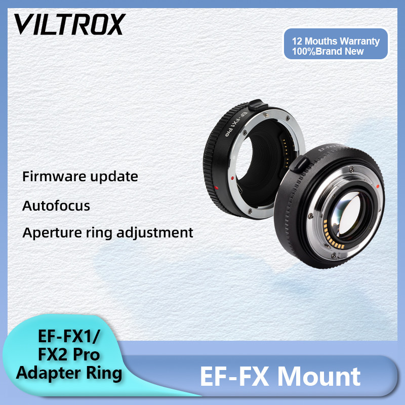 Adaptador De Lente Viltrox EF-FX1 PRO FX2 Ajuste De Abertura AF Automático Integrado Para Canon/S Montagem Fuji X