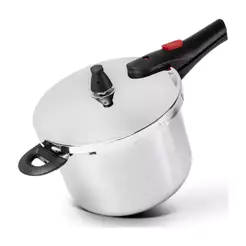 Panela de Pressão Ultra em Aço Inox 6 Litros Ø 22x17 cm Brinox - 4935/101