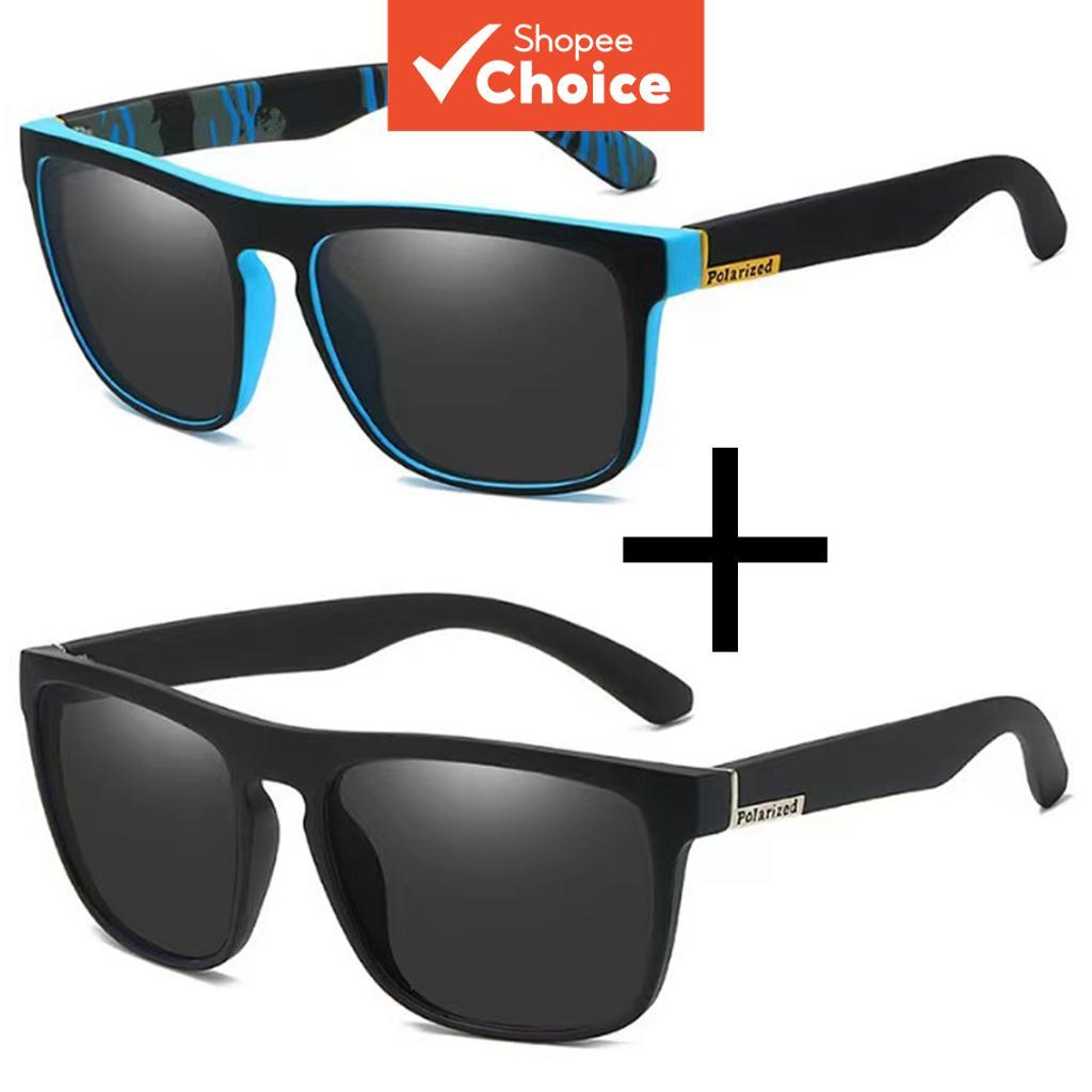 Conjunto De Óculos De Sol Polarizados 2 Peças UV400 Para Dirigir Esportes Ao Ar Livre Unissex