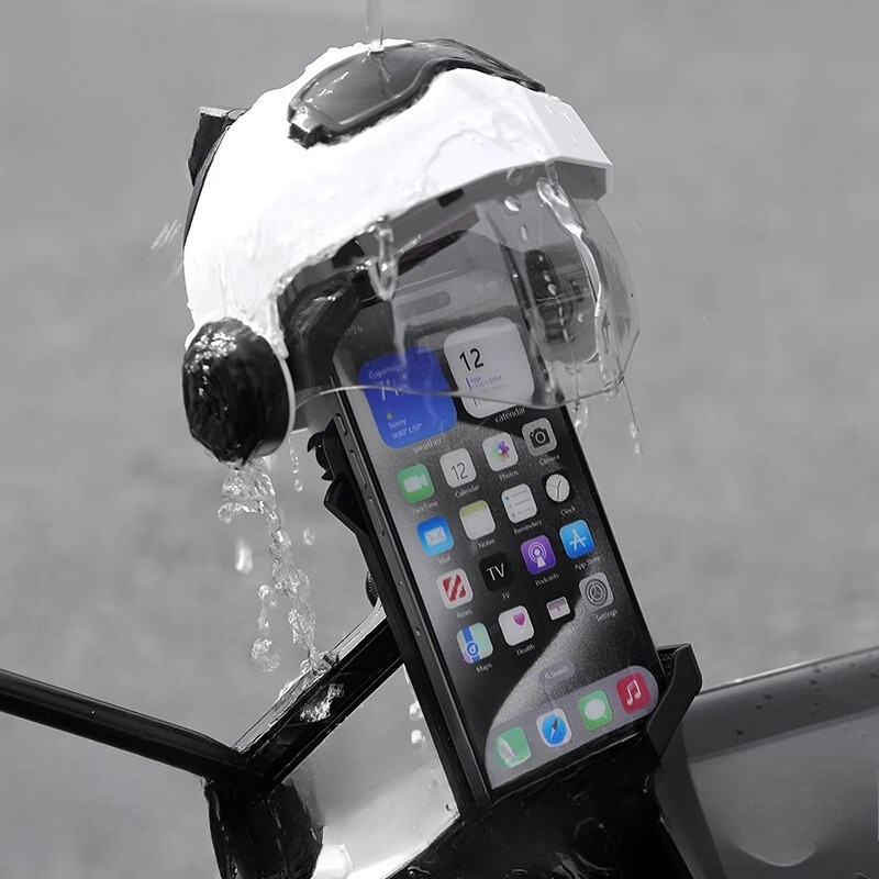 ​     Suporte de Telefone para Motocicleta à Prova de Choque - Navegação à Prova d'Água e Antivibração para Entregadores