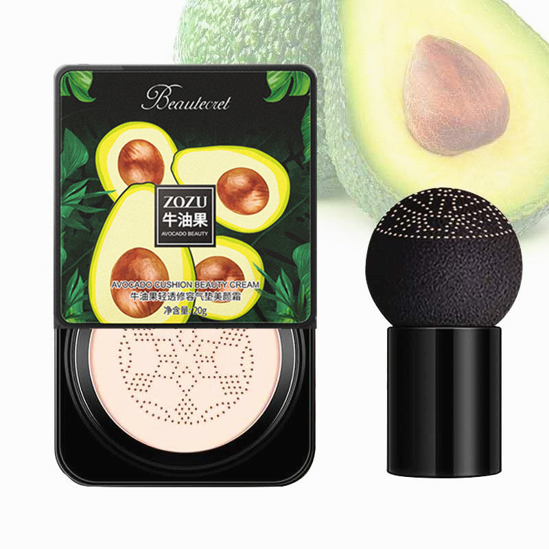 Abacate claro reparação almofada creme de beleza hidratante brilho tom da pele bb creme corretivo base líquida cc creme