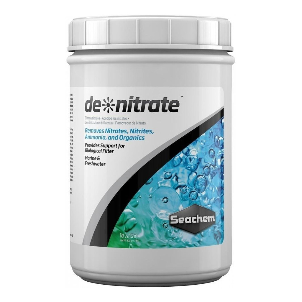Seachem De nitrate 2 Litros Remove Nitrato Água Doce Salgada