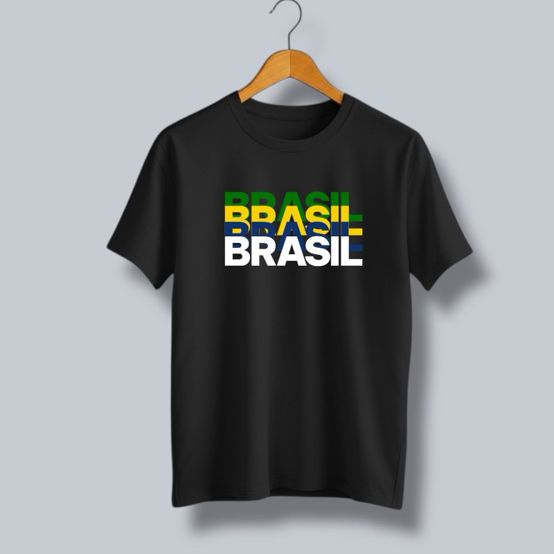 Camiseta do Brasil Njr Algodão Envio Imediato Copa do Mundo 2026 100% Algodão Envio Imediato Mood.VestFranca