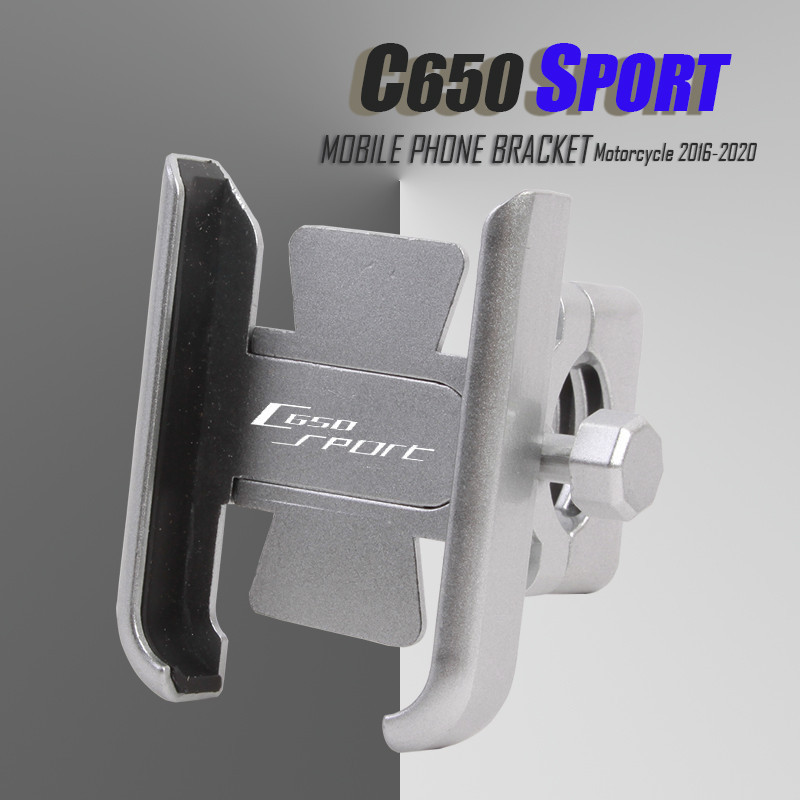 Para BMW C650 Esporte 2016 2017 2018 2019 2020 Motocicleta CNC Liga De Alumínio Lidar Com Barra Suporte Do Telefone Móve