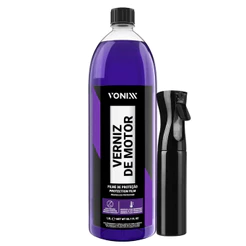 Verniz de Motor Vonixx 1,5L + Pulverizador 240ml Proteção Brilho Motor Automotivo