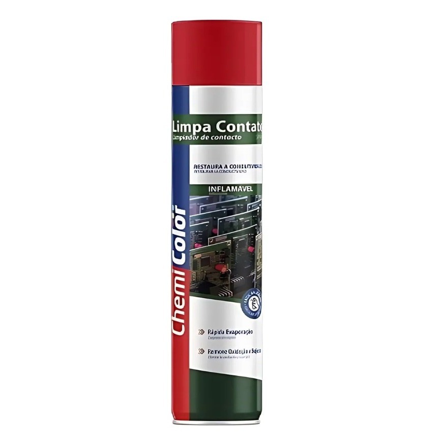 Limpa Contato Multiuso Chemicolor 250ml Placas Conectores Peças Eletrônicas