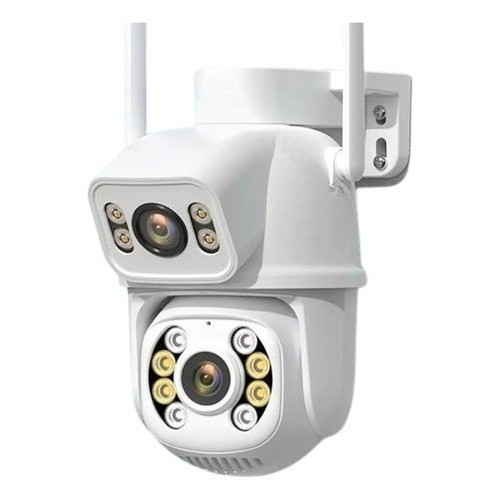 Câmera Dupla 2.4G Externa Ip a Prova D'água com Infravermelho Alarme Wifi Hd Sensor De Movimento