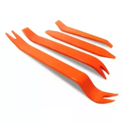 JOGO COM 4 ESPATULAS REMOCAO PAINEL FORRO DE PORTA VEICULAR