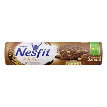 Biscoito NESFIT Delice Cacau e Avelã
