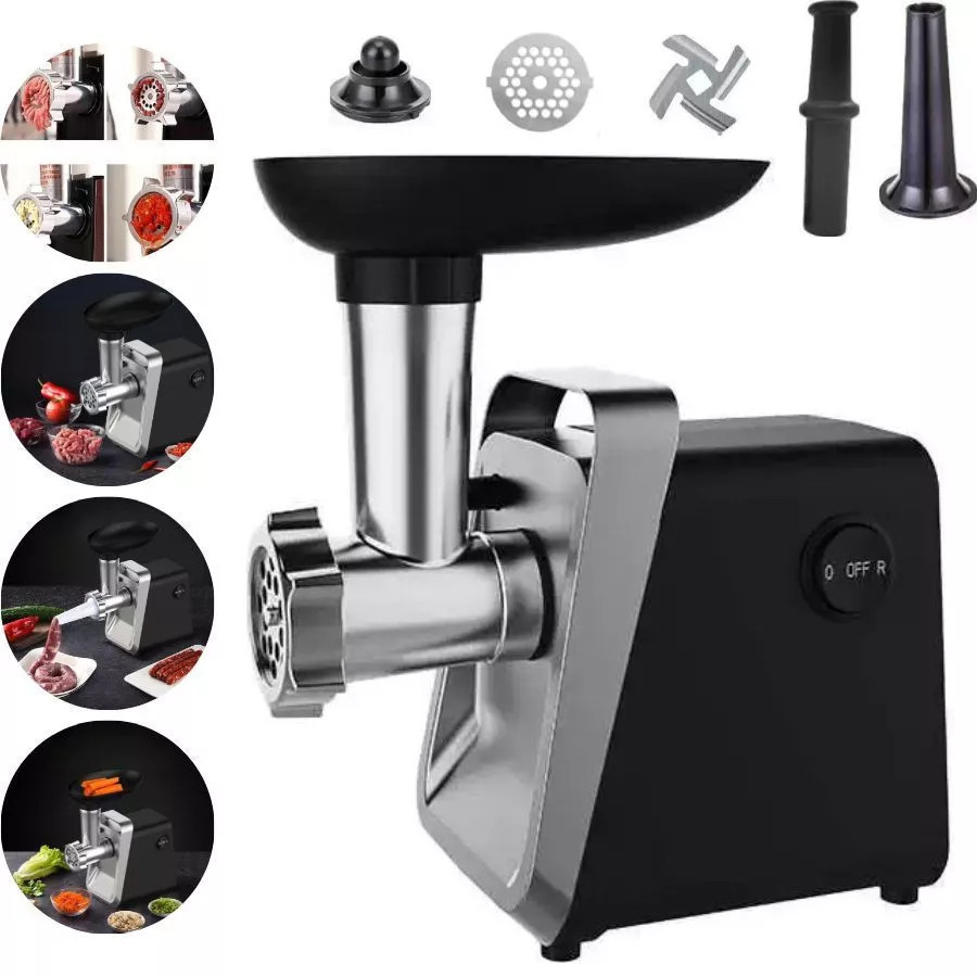 Maquina Moedor De Carne Frango Linguiça Salsichas Elétrico Triturador 110V em Oferta na Shopee