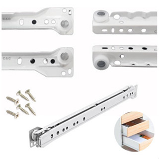 3 Pares Corrediça Branca Comum Para Gaveta Metal 35cm/350mm em Oferta na Shopee