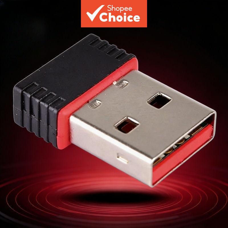 Mini Adaptador USB WiFi 2.4G 150M Portátil Transmissor Receptor Sem Fio Placa de Rede PC Router