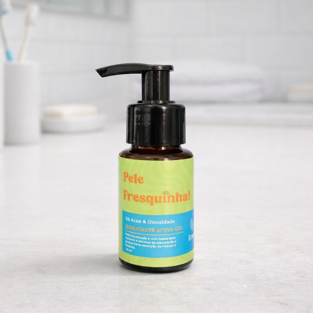 Hidratante Aqua Gel Pele Fresquinha! | Xô Acne & Oleosidade